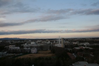 病室から見える風景