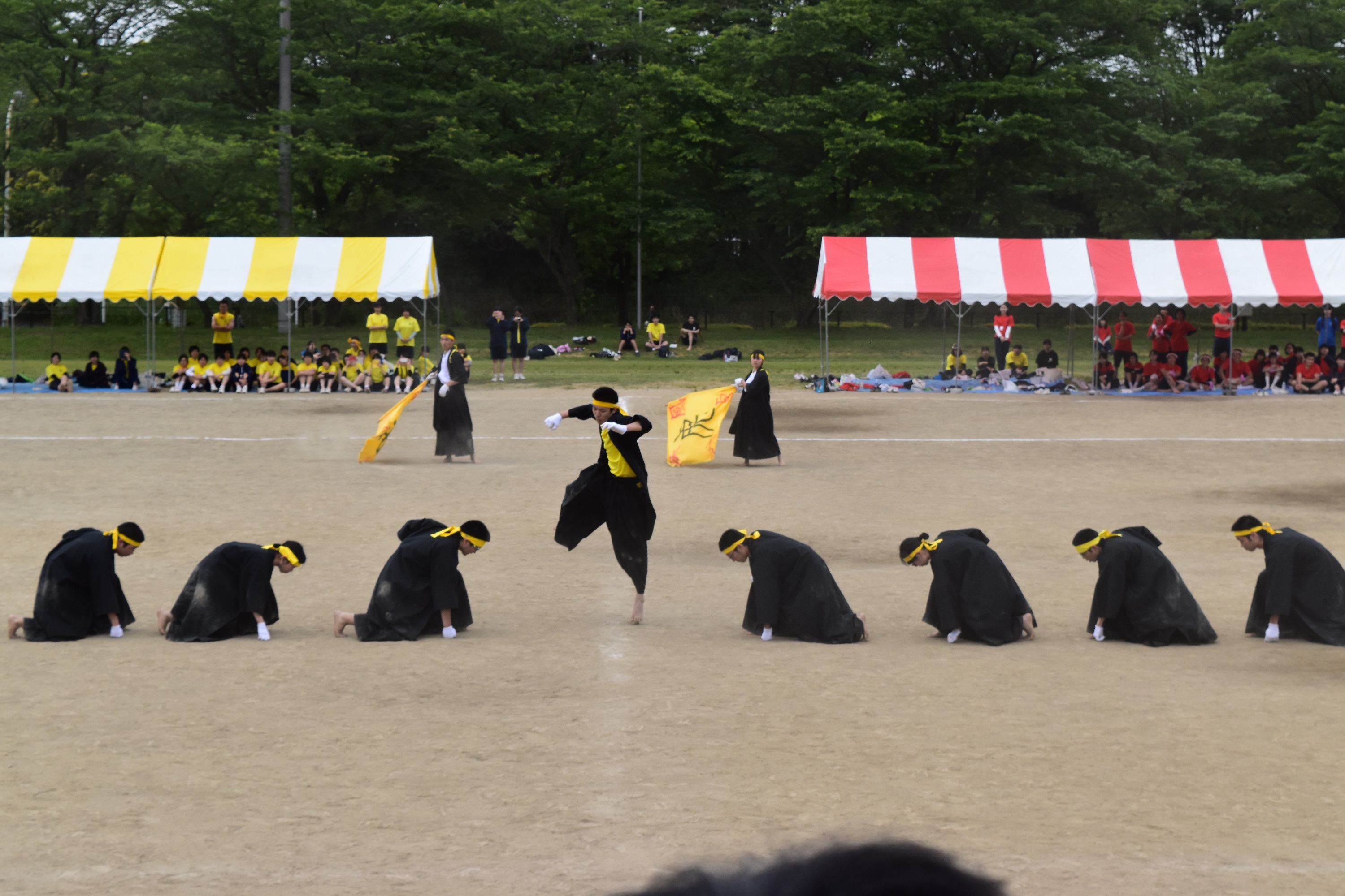 応援団披露（医学科）