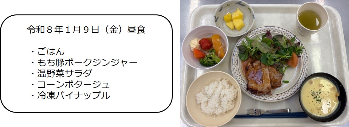 １月９日（昼食