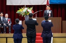 任命・宣誓式の様子